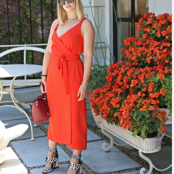 Everlane Japanese Go Weave Midi Wrap Dress - Picture 3 of 14